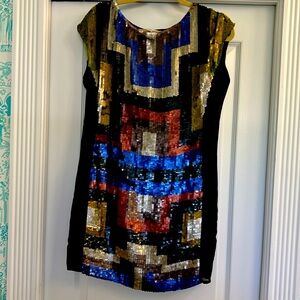 Trina Turk sequin party dress. Size 4, I perfect condition!